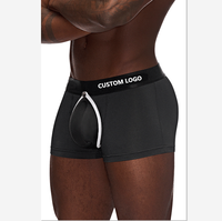 PATON Pad Pouch, sous-vêtements pour homme, couvrant les jambes hautes et doté d'une ceinture satinée de marque, style short de bain, boxer, slip, caleçon