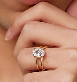 S925 Sterling Silver Double Twist Band <b>Oval</b> <b>Moissanite</b> <b>Ring</b> 2026 Hot Sale Niche Luxury Stackable <b>Engagement</b> Finger <b>Ring</b> - Product Image 6