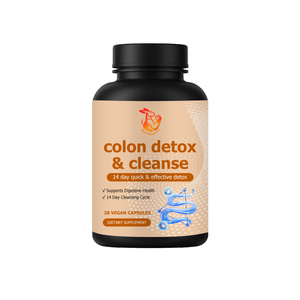 Prix direct usine : Capsules détox et nettoyantes pour le côlon, soulagement des ballonnements intestinaux avec probiotiques, complément alimentaire pour la santé digestive - Product Image 1