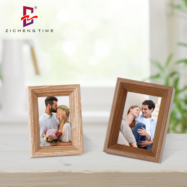 Wholesale Wedding Photo Frame 5x7 MDF Natural Beveled Eco-Friendly Durable Modern Design Wall Mount Full Color Multi-Color