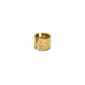 Fashion <b>Ring</b> 316L Stainless Steel PVD Gold Plated Sustainable Resistant Band Jewelry - Product Image 2