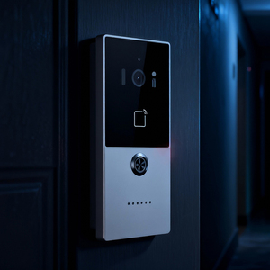 Interphone intelligent Hiwink pour <span class=keywords><strong>sonnette</strong></span> de porte compatible avec Home Assistant pour villas et appartements avec vision nocturne et déverrouillage par carte IC/NFC - Product Image 1