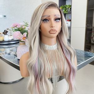 Entrega Rápida de Fábrica, Pelucas Frontales de Encaje 13x4 Pre-arrancadas Personalizadas con Línea de Cabello Escandinava, Transparentes, Resistentes al Calor, Sin Pegamento - Product Image 1