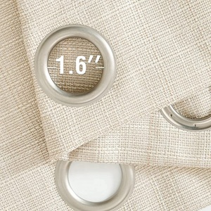 Polyester Pencere Perdesi Dokulu Keten Karartma Perde Kumaşı Yatak Odası Oturma Odası için - Product Image 4