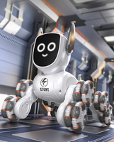 Voiture RC intelligente à huit roues télécommandée pour enfants Nouveaux jouets à double contrôle pour animaux de compagnie Programmation électronique pour chiens