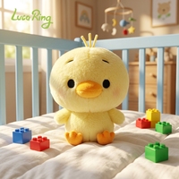 Peluche de Pato de Dibujos Animados Personalizado, Animales de Peluche, Muñeco Adorable con Certificación CE y CPC para Niños, Compañero Nocturno, Fabricación Personalizada OEM ODM