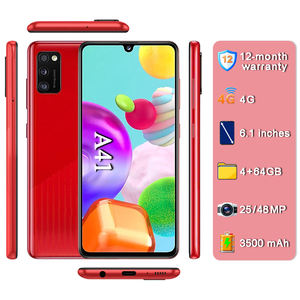 Téléphones mobiles d'occasion débloqués 100% originaux A41 64 Go [Appareil photo 48 MP][Double carte <span class=keywords><strong>SIM</strong></span>] Qualité A+ Smartphone 4G pour Galaxy A41 - Product Image 1