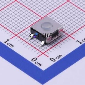DTSMW-65T-V-T/R Tactile Switch SMD,6.2x6.3mm Switch Single Pole Single Throw Round Button Vertical Mount 6.2mm - Product Image 1
