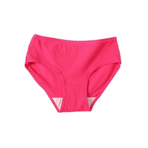 Slip a vita media in cotone per <span class=keywords><strong>ragazze</strong></span>, tinta unita, stile coreano, intimo per studentesse e adolescenti, fornitura ODM - Product Image 5
