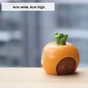 Nuevas Decoraciones de Animales en Miniatura de Resina Sintética, Conejito Blanco con Diseño de Zanahoria Xh-0139 - Product Image 5