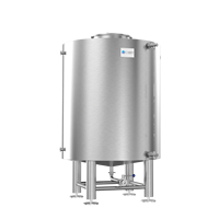 Réservoir d'eau au glycol en acier inoxydable 304 de qualité alimentaire, 600 L, avec couche d'isolation en PU, pour le refroidissement de la bière en brasserie, en vente