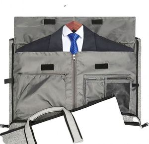 BSCI factory Convertible Garment Bag with Shoulder <b>Strap</b> Carry on Garment Duffel Bag for Men Women - 2 in 1 Hanging <b>Suitcase</b> - Product Image 3