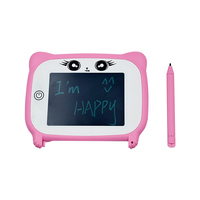 Tablettes d'écriture LCD 4.4 pouces prêtes pour la vente au détail Adorable planche à dessin numérique chat de dessin animé pour l'apprentissage et le jeu des enfants