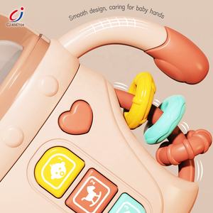 Chengji nouveau-né biberon Puzzle musique éducative sensorielle anneau de dentition apaisant et hochet bouteille de lait - Product Image 2