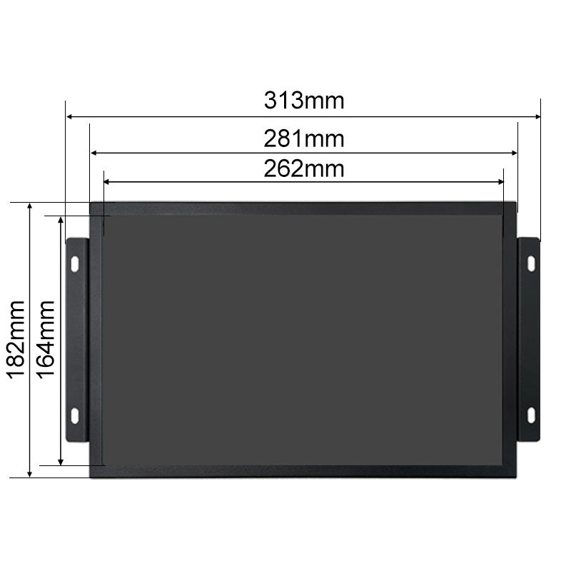 12.1 Inch Industrial Monitor HD-MI VGA AV BNC Metal Case TFT Open Frame Lcd Display Embedded OEM ODM Industrial Screen