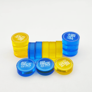 All'ingrosso di precisione trasparente Logo personalizzato in resina acrilica giochi da tavolo Backgammon scacchi pezzi gettoni per favore - Product Image 4