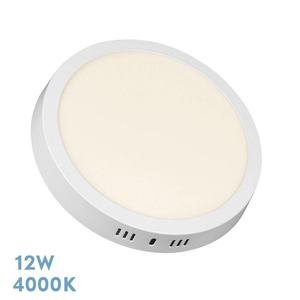 Downlight LED 12W 4000K blanco, 960lm, medidas 2,8x17x17 cm, ideal para iluminación general y entornos modernos. - Product Image 1