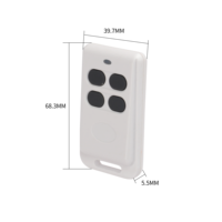 YET2208 Porte universelle Contrôle rechargeable Code d'apprentissage 4 boutons Transmetteur sans fil pour porte automatique