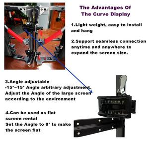 Die-Casting nhôm <span class=keywords><strong>LED</strong></span> bên ngoài màn hình trong nhà lớn cong màn hình <span class=keywords><strong>LED</strong></span> hiển thị p4.81 <span class=keywords><strong>LED</strong></span> Video hiển thị <span class=keywords><strong>LED</strong></span> ma trận cho sân khấu - Product Image 4