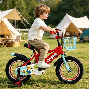 Vélo pour enfants <span class=keywords><strong>de</strong></span> 12'', 14'', 16'', 18'' rouge, bleu, rose, gris, pour garçons <span class=keywords><strong>et</strong></span> filles, sports <span class=keywords><strong>de</strong></span> plein air, vélo pour enfants avec roues d'apprentissage amovibles - Product Image 5
