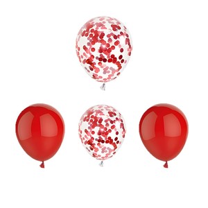 Kit de décoration de fête sur le thème de la Saint-Valentin DAMAI, bannières en forme de cœur, drapeaux, ballons, bouquets de fleurs en papier, décoration de table, aménagement de la scène - Product Image 4