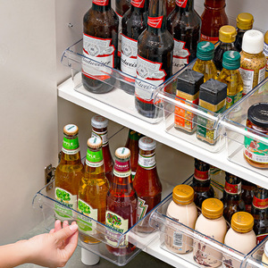 Transparent Refrigerator Storage <b>Box</b> Rectangle With Lid For Food Vegetable Organizing Kitchen Fridge <b>Freezer</b> Use - Product Image 2