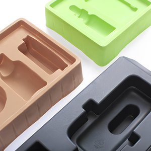 Tùy chỉnh đúc sợi giấy bột giấy đúc bao bì carton khay chèn ép ướt bao bì bột giấy đúc - Product Image 6