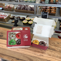 Boîte d'emballage de gâteau en gros Boîte à gâteau en papier de qualité alimentaire avec votre logo