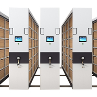 Système de compactage mobile électrique avec IA et localisation visuelle automatique en option, capacité de charge ultra-robuste pour la gestion immobilière et les bureaux