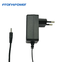 Adaptateur secteur UE 12W Série 12V 1A/12V 1.2A Prise murale Type AC vers DC Chargeur avec certifications UL/CE/GS/UKCA/SAA/BIS/KC/PSE/CCC
