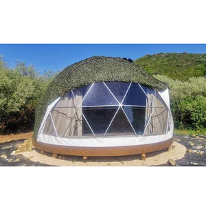 โรงงานซัพพลายทะเลทรายเข็มขัด Geodesic เต็นท์โดมในรีสอร์ทวันหยุด - Product Image 1