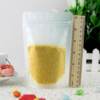 Sachet Doypack Transparent Givré en Plastique PE avec Fermeture Ziplock pour Alimentaire - Usine Chine