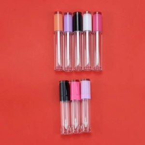 Mini Niedliche Kinder-Lipgloss-Behälter aus Kunststoff mit Applikatoren, Private Label Bedruckung, Rosa, Fancy Beauty Leere Kosmetik-Lipgloss-Tuben - Product Image 3
