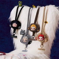 Offizielles Geschäft Skulll Panda Sie Haben Mich Gefunden Serie Telefon Lanyard Blind Boxen Schlüssel Bund Sammler Spielzeug Home Decorations Geschenke