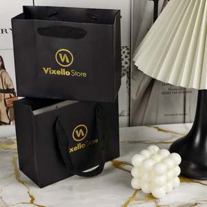 High Quality Customized Cotton Handle Boutique Shopping Packaging Paper Handle Paper <b>Bags</b> for <b>Gift</b> Packaging Shopping <b>Bag</b> - Product Image 3