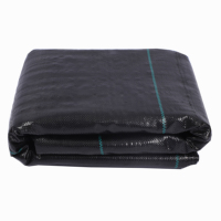 Tissu résistant de barrière de mauvaises herbes de couverture de sol tissu d'aménagement paysager lutte contre les mauvaises herbes tissées agricoles
