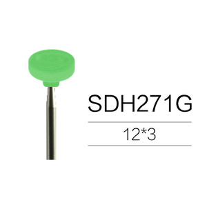 หัวเจียรฟันเซอร์โคเนีย 5x13 มม. ทรงกระบอก สีเขียว SDH031G สำหรับขัดฟันปลอม - Product Image 5
