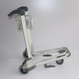 Chariot à Bagages d'Aéroport en <span class=keywords><strong>Aluminium</strong></span> à 3 Roues avec Frein à Main - Product Image 3