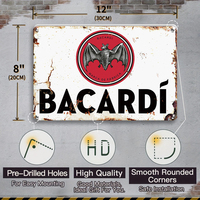 Directement du fabricant, artisanat métallique, logo de marque personnalisé en métal, plaque murale, enseignes de bière vintage, affiches, décoration murale de pub antique