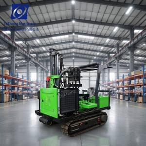 Pile driver solaire sur chenilles CE/ISO TZ585, conception légère, exporté vers le Moyen-Orient, l'Asie du Sud-Est et l'Afrique pour les centrales photovoltaïques - Product Image 4