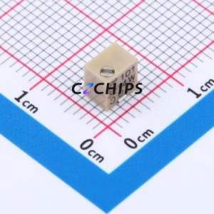 Résistance/potentiomètre réglable 3214W-1-101E SMD-3P, résistance 4,8x3,5 mm 100 ohms 10 % 250 mW 100 ppm/ ℃ - Product Image 1