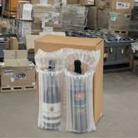 Sac de protection gonflable antichoc et étanche pour bouteilles de vin, de bière et de verre – Emballage de voyage Q Bag