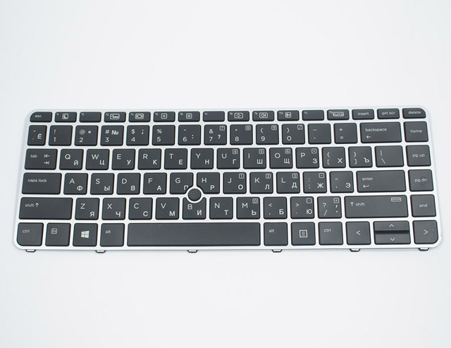 Notebook Keyboard for HP for EliteBook 840 G3 Rus Silver Frame Backlight Laptop Keyboard