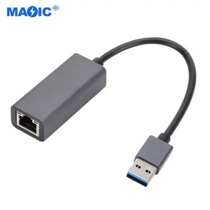 电脑硬件软件OEM USB C以太网适配器USB 3.0网卡USB 3.0以太网适配器笔记本电脑