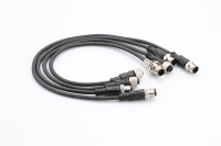 Connecteur mâle et femelle de prise d'aviation M12 pour la connexion filetée d'équipement mécanique automatisé