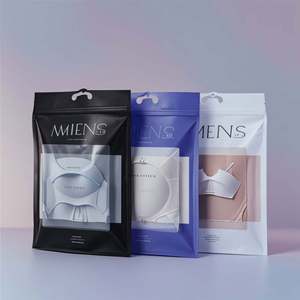 Underwear <b>Bags</b> Custom Man's Boxer Briefs <b>Packaging</b> With Ziplock Plastic <b>Bags</b> for Women's Undergarment - Product Image 5