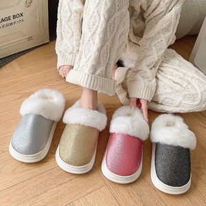 Nuevas Pantuflas de Mujer con Lentejuelas Escarchadas para Invierno y Verano, Cálidas y Afelpadas, con Amortiguación Cómoda y Punta Cerrada - Product Image 1
