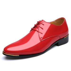 <span class=keywords><strong>Zapatos</strong></span> de cuero puntiagudos para hombre <span class=keywords><strong>Zapatos</strong></span> de <span class=keywords><strong>charol</strong></span> de gran tamaño de <span class=keywords><strong>Amazon</strong></span> <span class=keywords><strong>Zapatos</strong></span> de hombre de talla grande <span class=keywords><strong>Zapatos</strong></span> de hombre al por mayor - Product Image 1