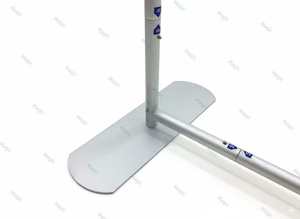 Tùy Chỉnh 7.6x7.6ft Màu Đỏ Tăng Căng Thẳng Vải Hiển Thị Hai Mặt Gối Trường Hợp Backdrop Biểu Ngữ Đám Cưới Tổ Chức Sự Kiện Căng Thẳng Vải Backdrop - Product Image 5