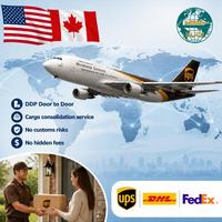 Transitaire Aérien Professionnel de Chine vers le Canada et les États-Unis, Agent d'Expédition DDP, Transitaire UPS, Service de Tarifs d'Expédition